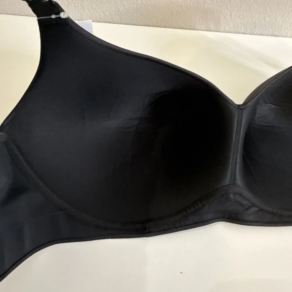 Cacique Lane Bryant 46 DD Lightly Lined No Wire Black Soft Cups NEW NWT